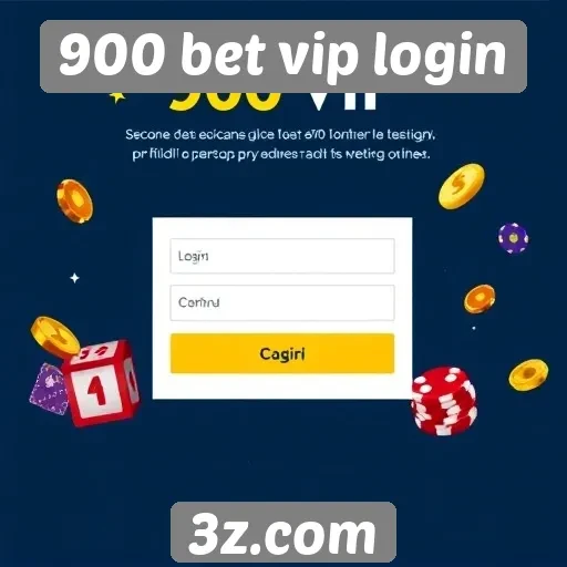 Guia de login no site 900 bet vip
